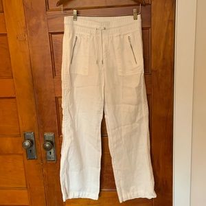 Athleta Linen Wide Leg Pants